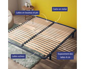 Sommier 20 lattes - 140x190 cm
