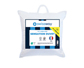 Oreiller mémoire de forme 60x60 cm 
Fabrication française 
pack oreiller 