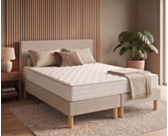 Ensemble literie Leon - beige - (x2) 70x190 cm (140x190 cm) 
