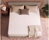Ensemble literie Leon - beige - (x2) 70x190 cm (140x190 cm) 