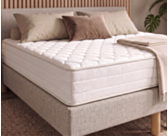 Ensemble literie Leon - beige - (x2) 70x200 cm (140x200 cm) 