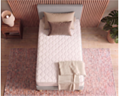 Ensemble literie Leon Gris - 90 x 200 cm