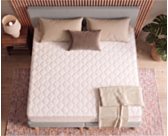 Ensemble literie Leon - gris - (x2) 80x200 cm (160x200 cm) 