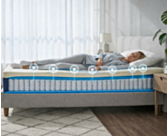 Matelas Ressorts ensachés 
Matelas au confort équilibré 
Matelas 140x190 cm 