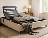 Sommier sommeil plus blanc 140x200