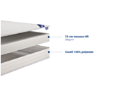 Bellatrix hoge veerkracht schuim matras 70x190 cm