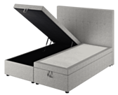 Lit Coffre Cassia Ashgrey - 90x190 cm