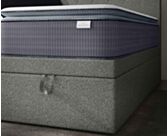 Lit Coffre Cassia Gris - 90x190 cm