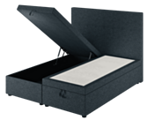 Lit Coffre Cassia Bleu - 140x190 cm