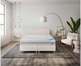 Boxspring Dayton Merlot Ecru - 90x190 cm