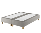 Boxspring Dayton Merlot Gris - 160x200 cm