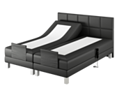 Boxspring Eton Electrique Cabernet Noir - 200x200 cm