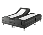 Boxspring Eton Electrique Cabernet Noir - 140x190 cm