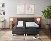Boxspring Eton Electrique Cabernet Noir - 140x200 cm