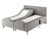 Boxspring Eton Electrique Merlot Gris - 200x200 cm