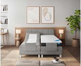 Boxspring Eton Electrique Merlot Gris - 140x190 cm