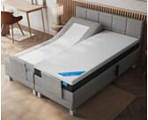 Boxspring Eton Electrique Merlot Gris - 90x190 cm