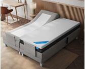 Boxspring Eton Electrique Merlot Gris - 140x200 cm