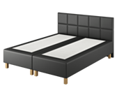 Boxspring Forbes Cabernet Noir - 140x190 cm