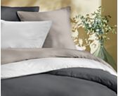 Housse de couette Percale Gris Clair - 240x260 cm