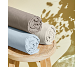 Drap-housse Coton Blanc Bonnet 25 - 180x200 cm