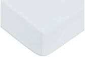 Drap-housse Coton Blanc Bonnet 25 - 180x200 cm