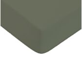 Drap-housse Coton Kaki Bonnet 25 - 120x190 cm