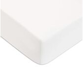 Drap-housse Percale Blanc Bonnet 35 - 180x200 cm