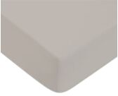 Drap-housse Percale Gris Clair Bonnet 35 - 140x190 cm