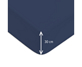 Drap-housse Coton Bleu Bonnet 30 - 70x190 cm