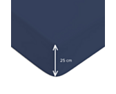 Drap-housse Coton Bleu Bonnet 25 - 140x200 cm