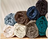 Drap-housse Coton Taupe Bonnet 25 - 90x200 cm