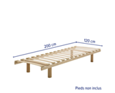 Sommier à lattes Flex Eco - 120x200 cm