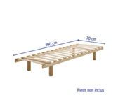 Sommier à lattes Flex Eco - 70x190 cm