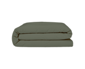 Housse de couette Coton Kaki - 200x200 cm