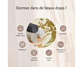 Drap-housse Percale Gris Foncé Bonnet 35 - 140x190 cm