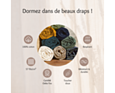 Drap-housse Coton Kaki Bonnet 25 - 160x200 cm