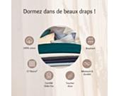 Drap-housse Coton Mineral Bonnet 30 - 140x200 cm