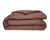 Housse de couette Coton Taupe - 140x200 cm