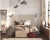 Tête de lit Kahaia Nika Beige 120 - H120 cm