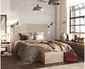 Tête de lit Kalmia Beige 200 - H120 cm