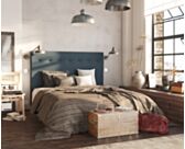 Tête de Lit Kalmia Bleu 100 - H120 cm