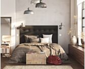 Tête de lit Kalmia S Noir 180 - H100 cm