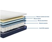 Matelas Flora - 90x200 cm 
Mousse Hybride 
Mousse à mémoire de forme 