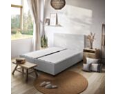 Lit Coffre Alpha Gris clair - 160x200 cm