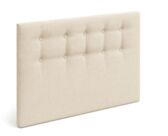 Tete de lit Zelie beige H115cm 180cm