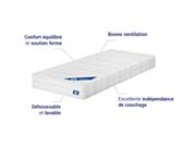 Matelas ressorts ensachés Sensospring 90x200 cm 