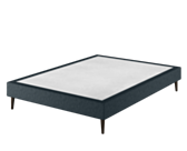 Sommier Tapissier Calla Deco Bleu - 160x200 cm