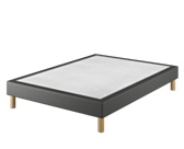 Sommier Cosmos Deco Noir - 160x200 cm