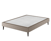 Sommier Cosmos Deco Taupe - 180x200 cm